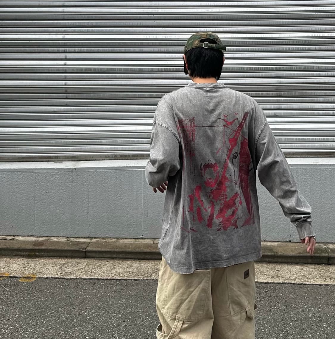 어웬드 참수 아사에몬 화이트 롱슬리브 1사이즈 상품이미지6