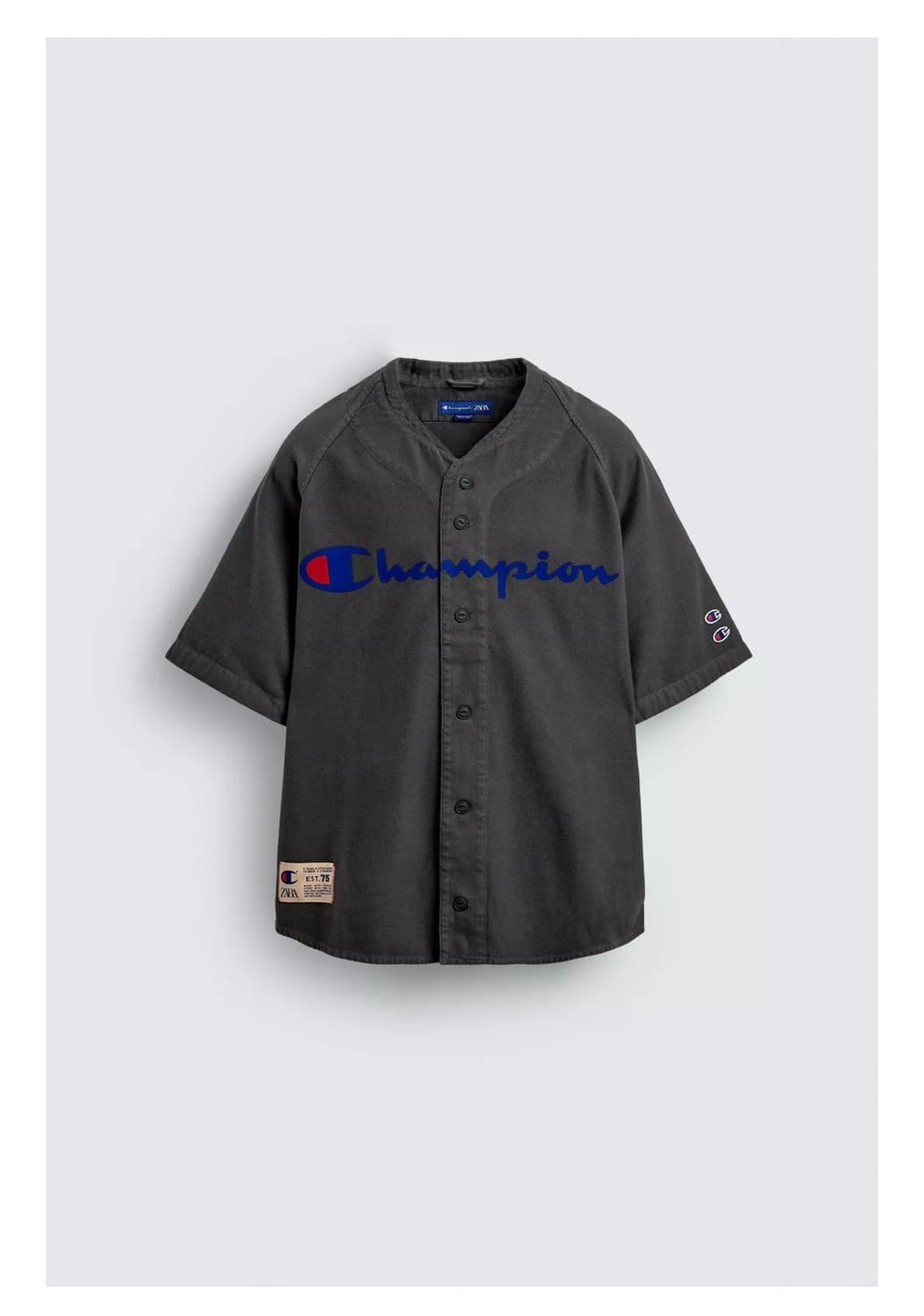 챔피온 X 자라 콜라보 베이스볼 셔츠 M (100-105) 상품이미지5