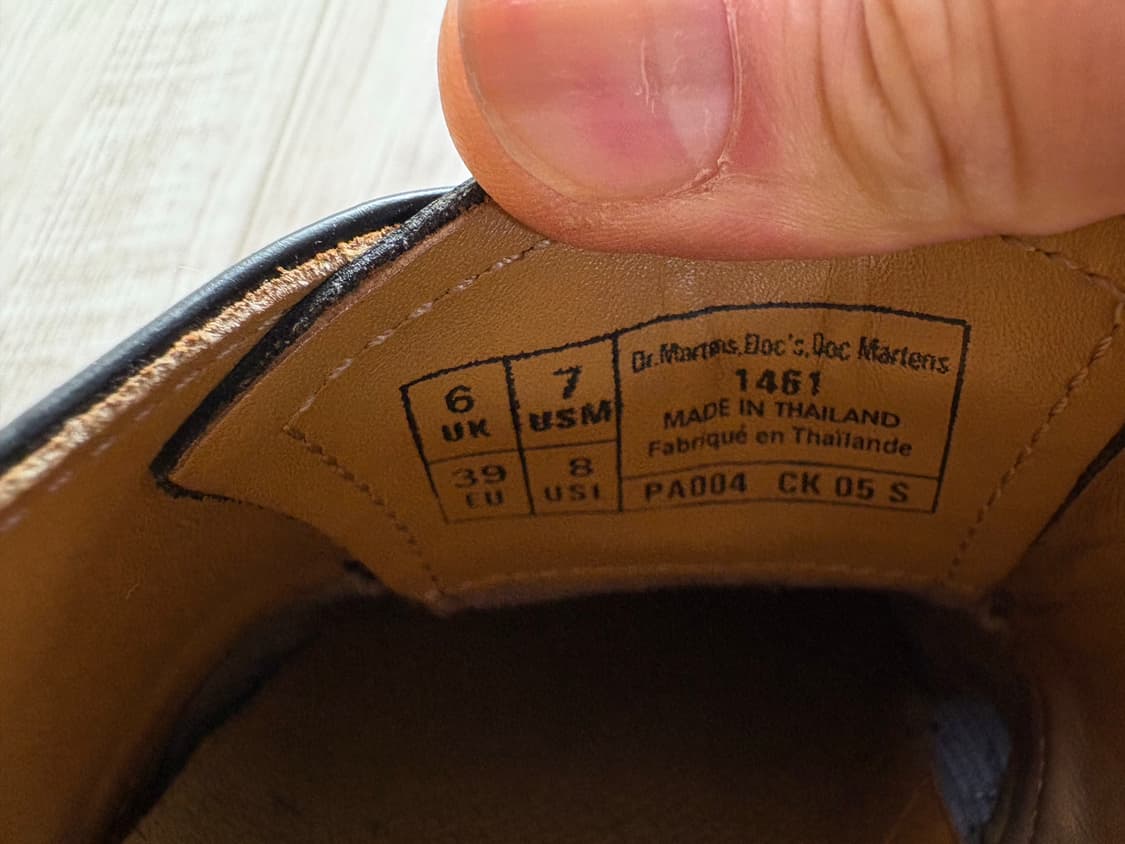 닥터마틴 1461 3홀 스무스 250 상품이미지7