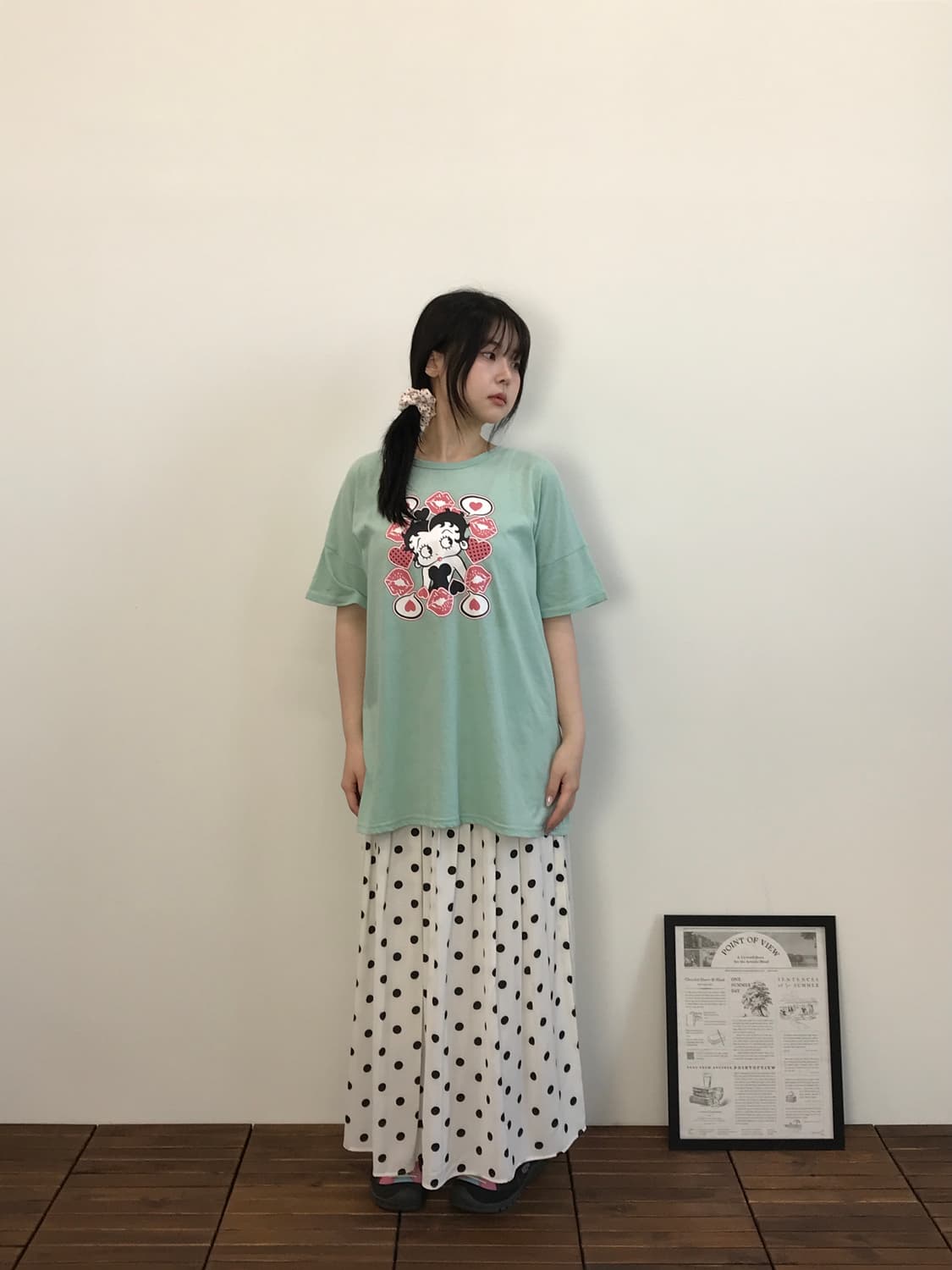 Betty Boop Graphic T Shirt 상품이미지2