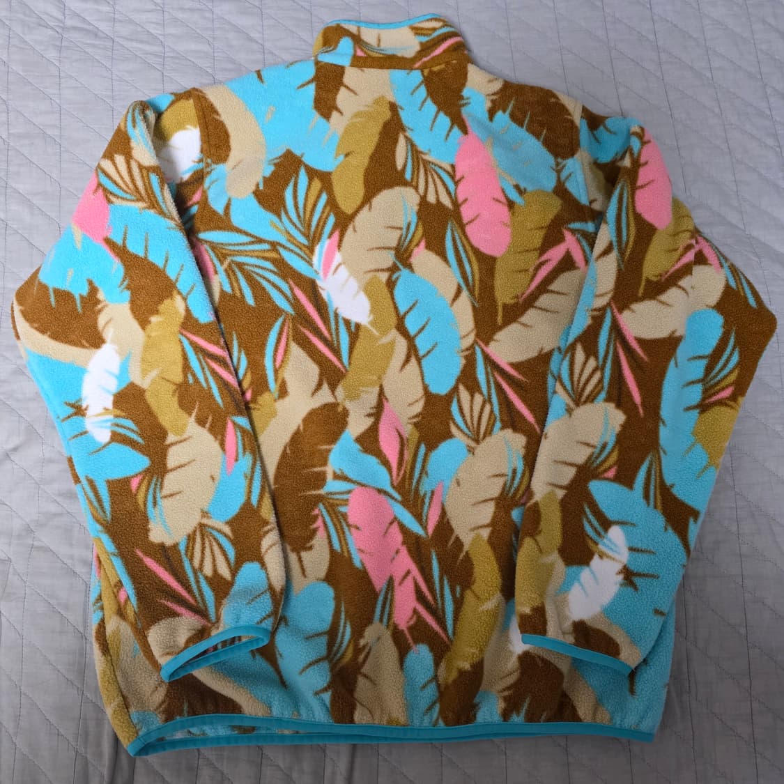 [W/L] 빈티지 파타고니아 신칠라 플리스 스냅 풀오버 페더 카모 상품이미지4