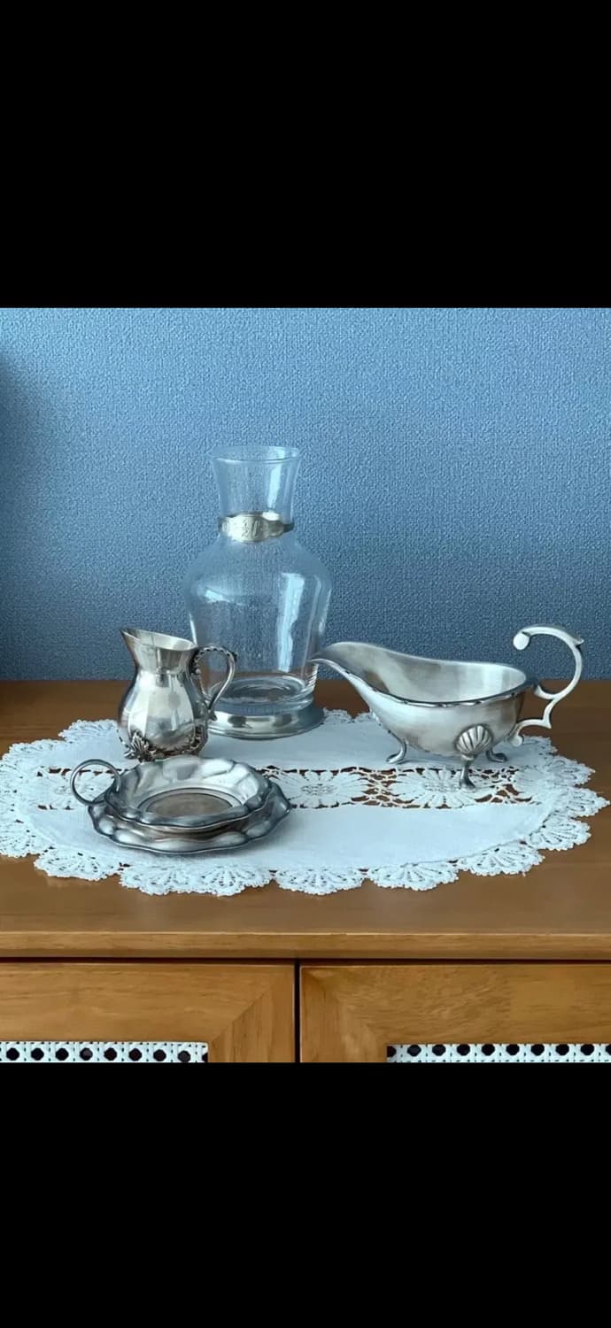 빈티지 실버 소스보트  상품이미지3