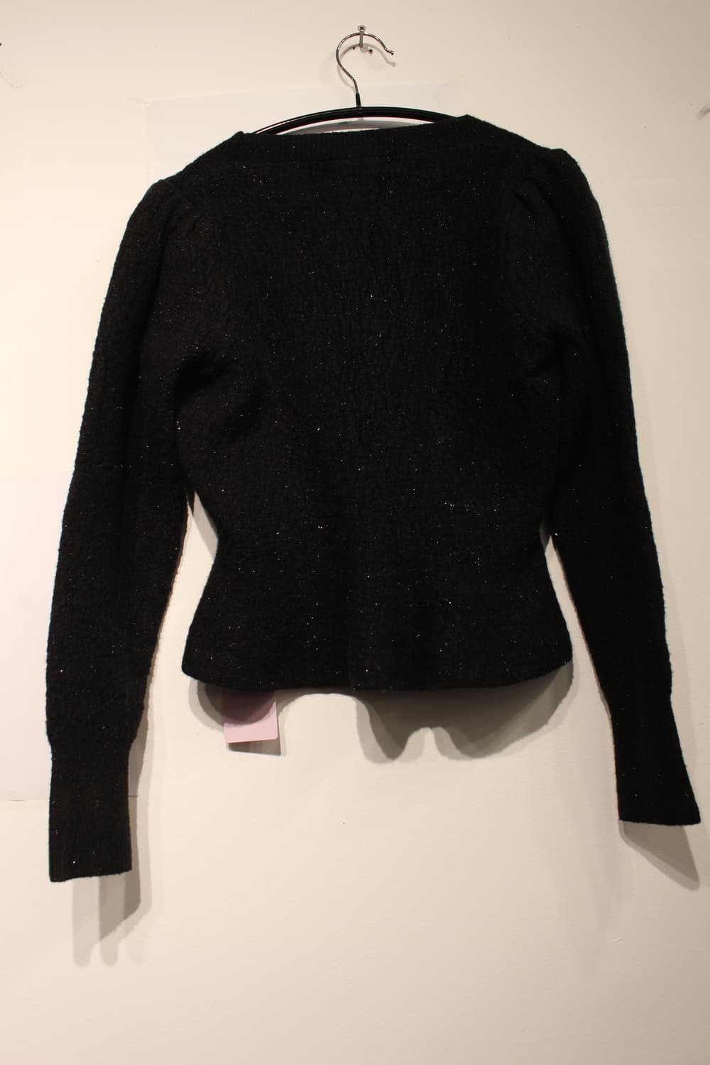 227. 블랙 크롭 니트 가디건 (진주 버튼 포인트) 상품이미지2