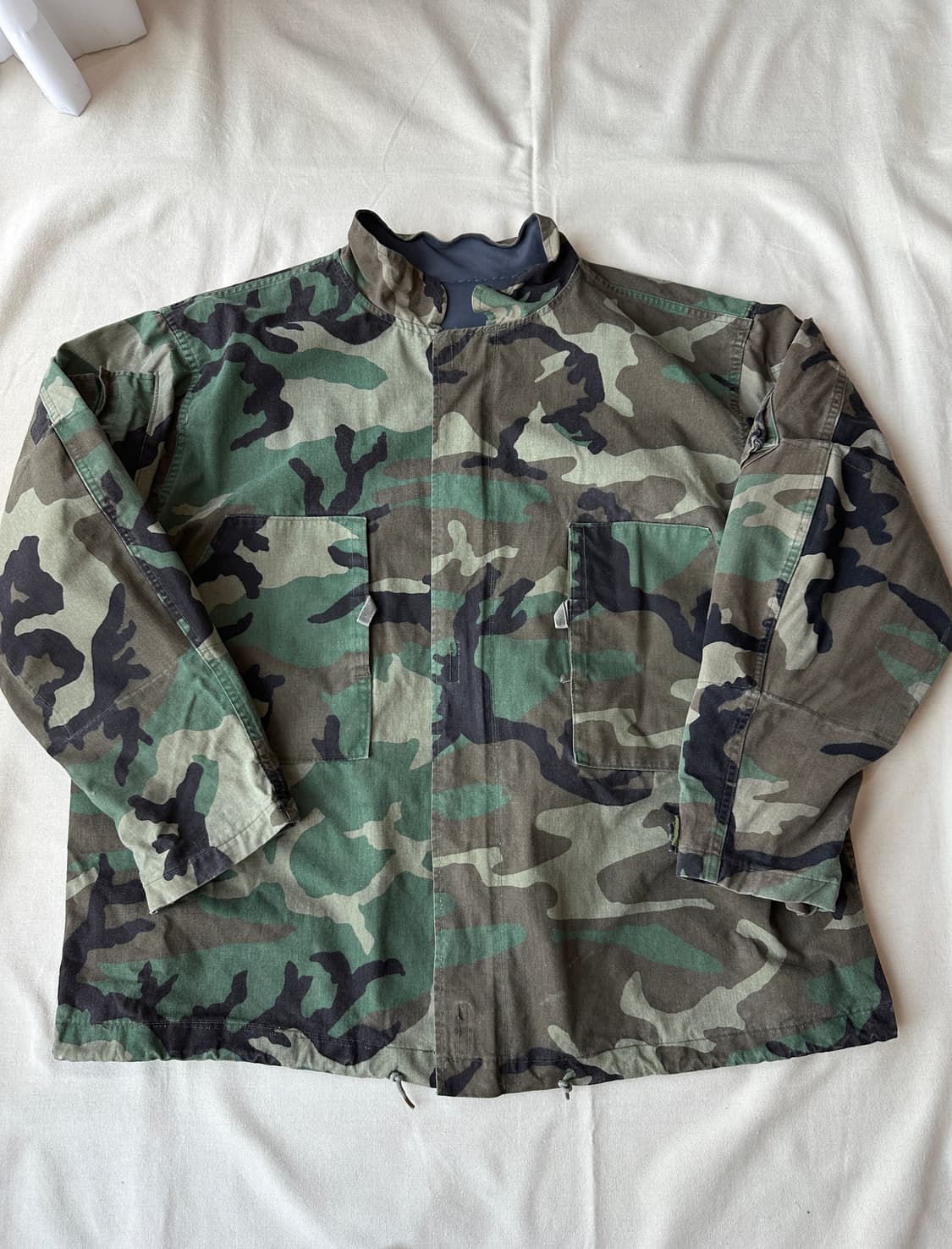 미군 케미컬 프로텍티브 우드랜드 카모 자켓 XL 상품이미지1