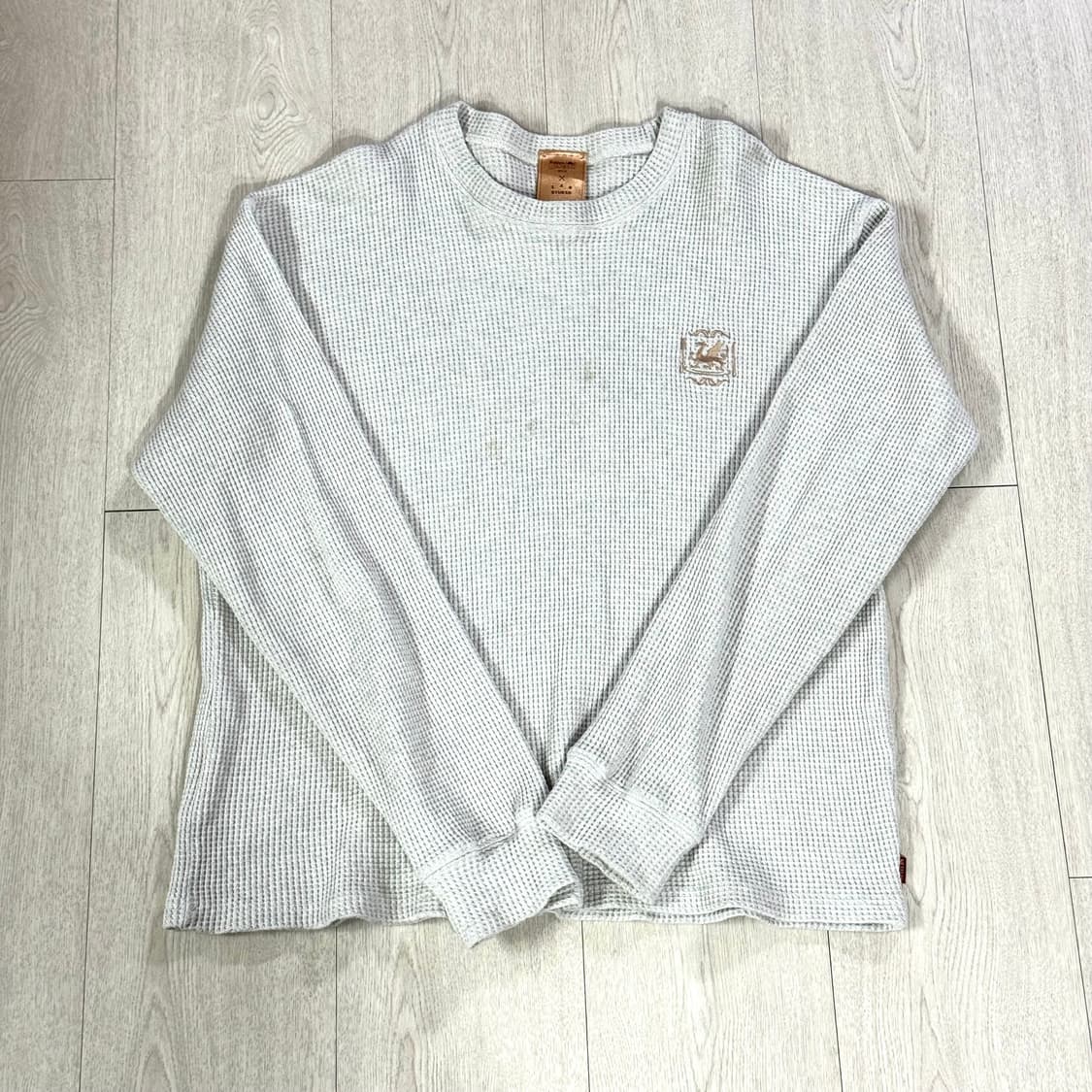 아이앱 스튜디오 x 던전밥 와플 롱슬리브 오트밀 팝니다 상품이미지2