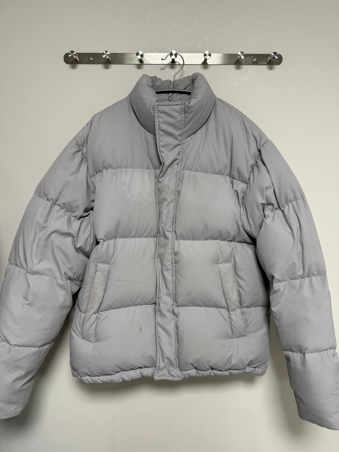 인사일런스 숏패딩 (그레이) 상품이미지1