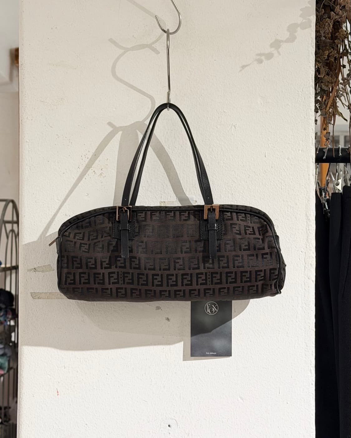 펜디 브라운 주카 모노그램 캔버스 이스트 웨스트백 상품이미지2