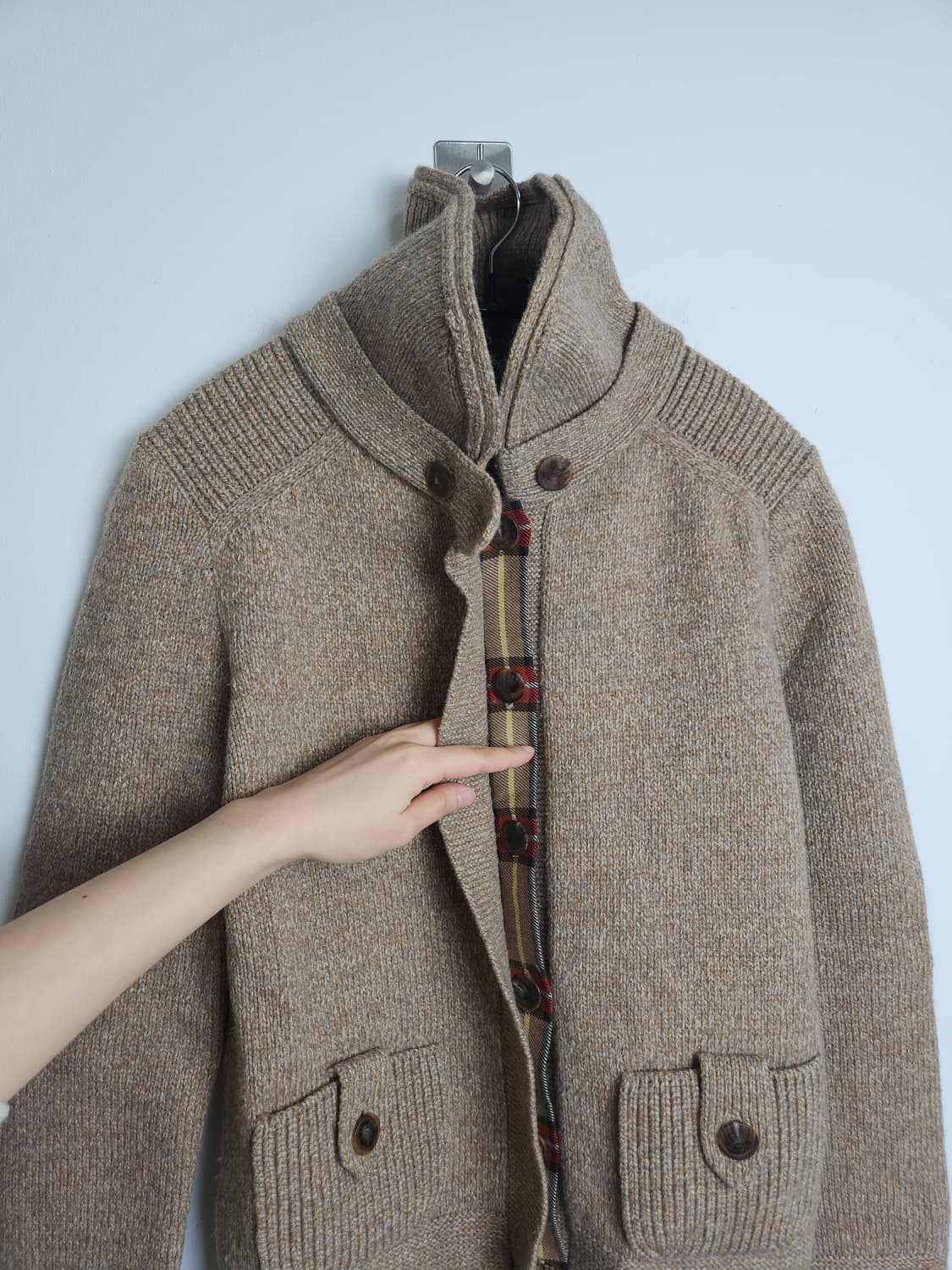 (키이스)반넥 가디건 상품이미지8