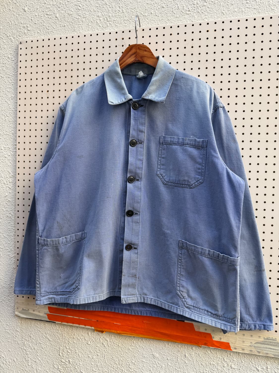 HARD FADED WASHED BLUE OLD 빈티지 프렌치워크자켓 상품이미지3
