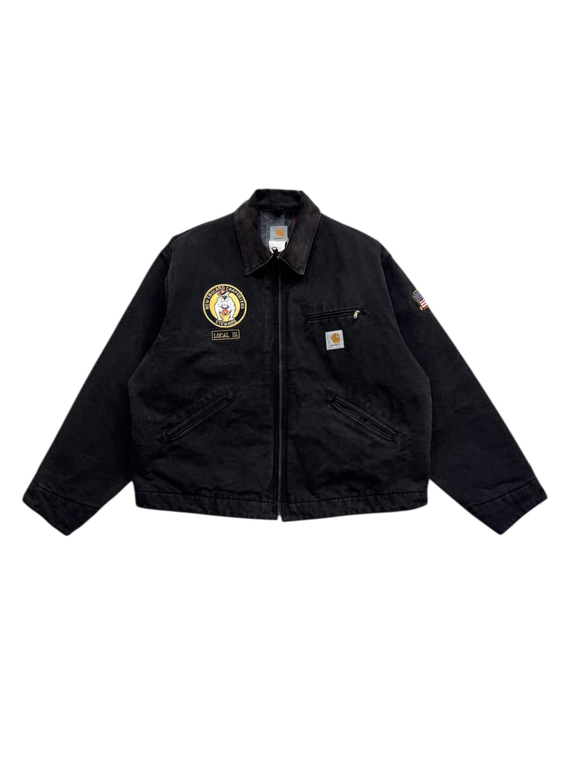 칼하트 J01 BLK 디트로이트 워크 자켓 made in usa 상품이미지1