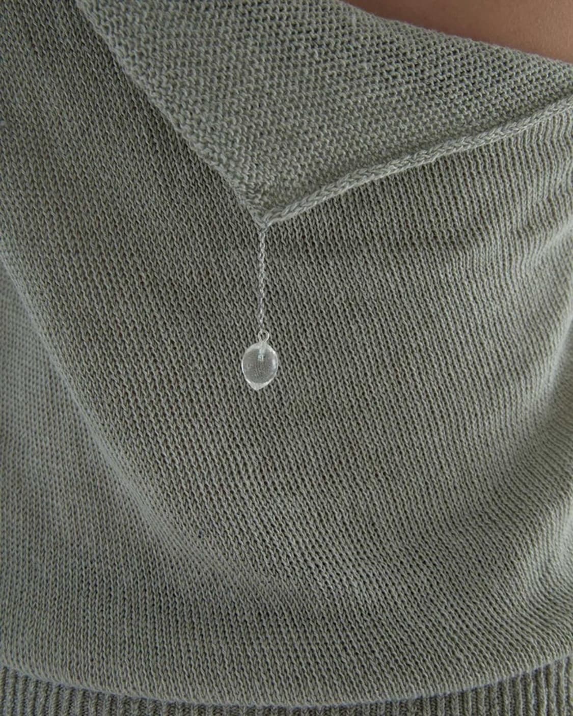 [S,M]팔로마울 Lotti 슬리브리스 탑/그린 상품이미지4