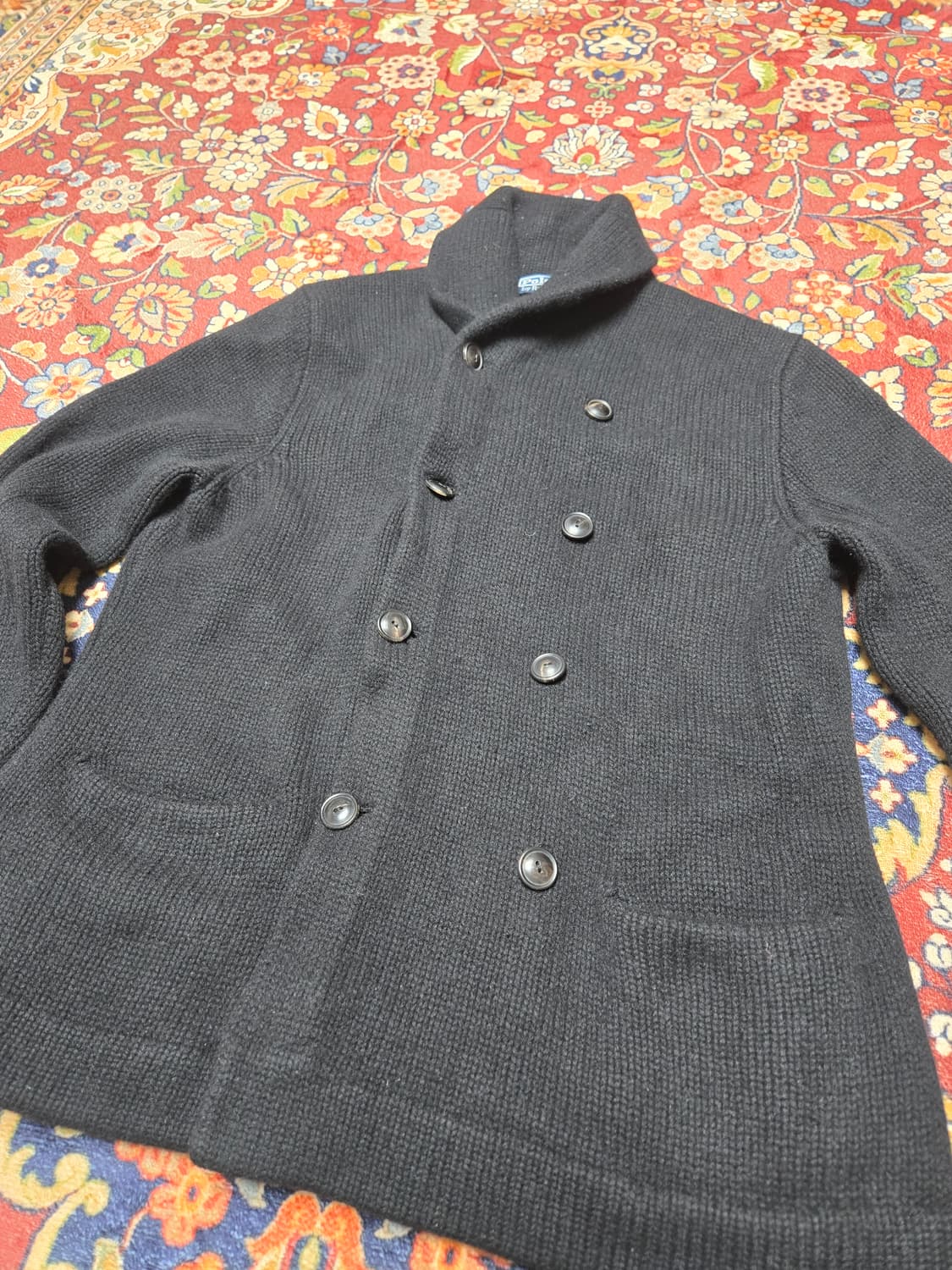 폴로 랄프로렌(Polo Ralph Lauren) 숄카라 더블 가디건 XL 상품이미지3