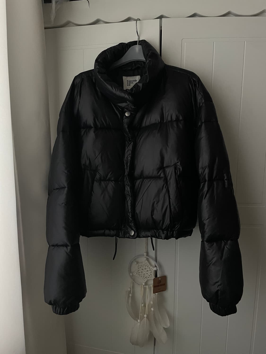 에잇세컨즈 숏패딩 블랙 M 상품이미지1