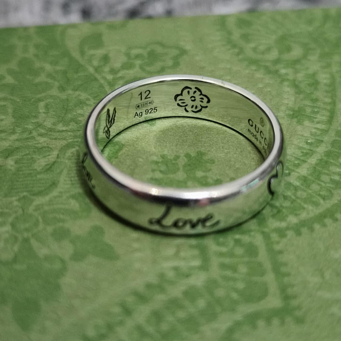 구찌 블라인드포러브 반지 12호 상품이미지4