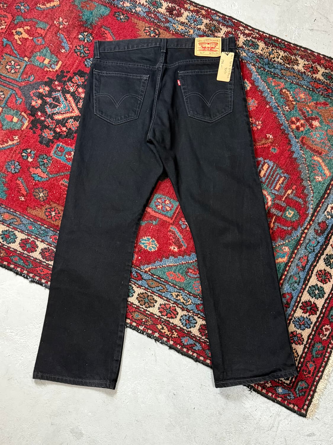 00's 리바이스 517 블랙 부츠컷 플레어진 상품이미지3