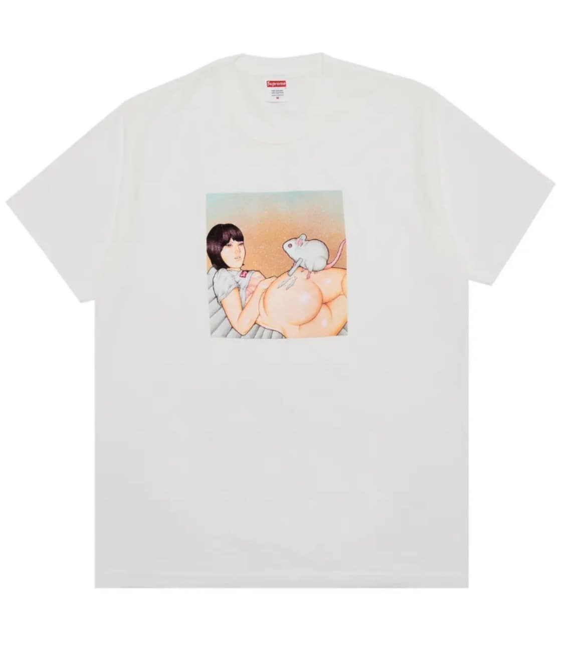 슈프림 반팔 티셔츠 Supreme Mouse Tee (White) 상품이미지1