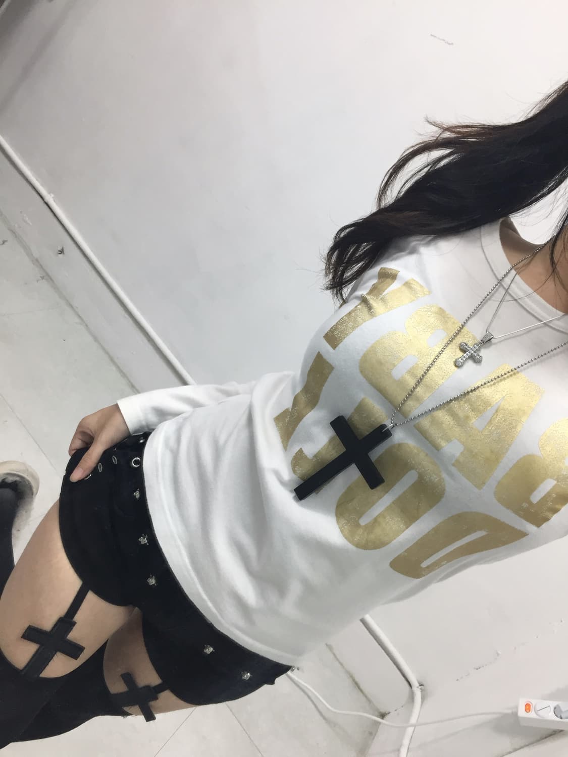 [BABY DOLL] 베이비돌 갸루 골드 크라운 롱슬리브 상품이미지2