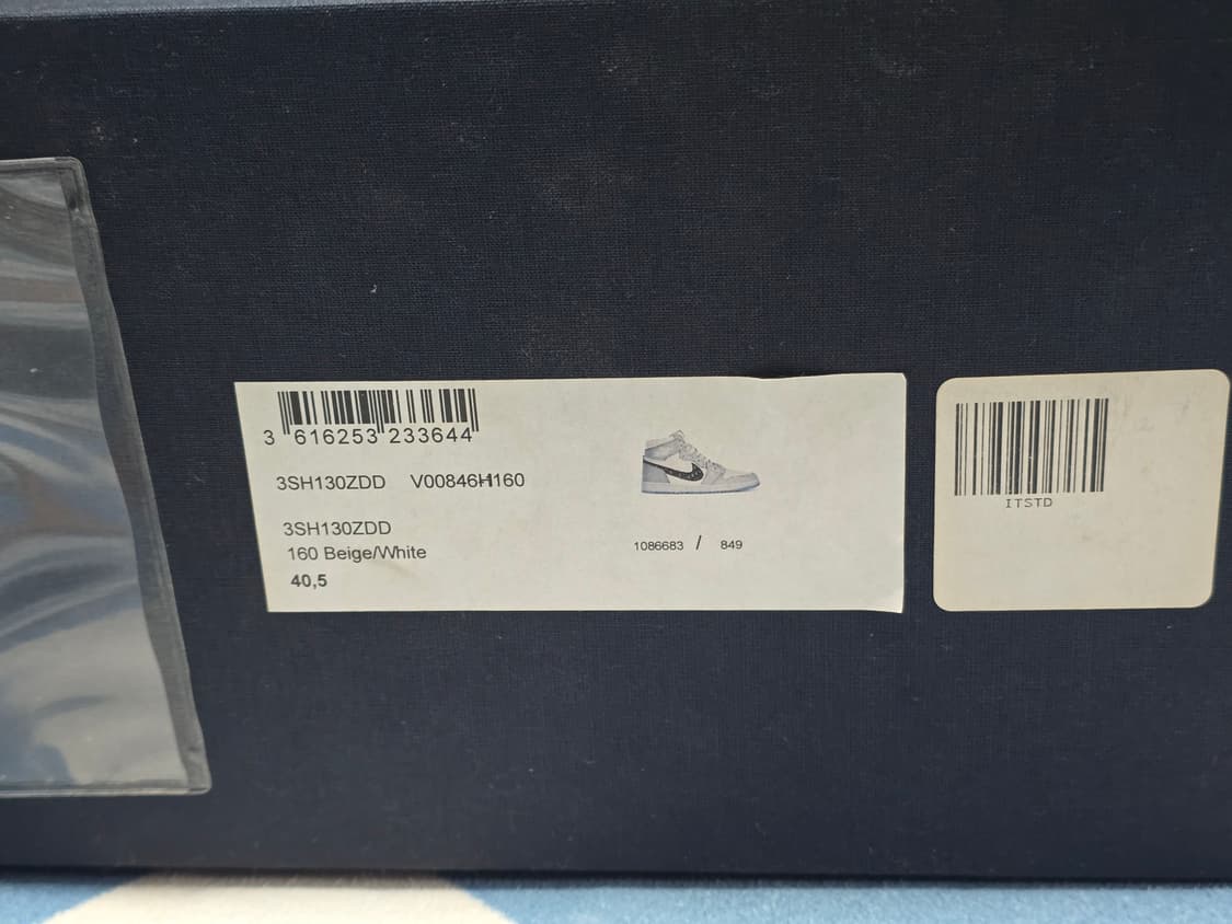 [40.5 / 255] 에어 조던 1 디올 하이 상품이미지8