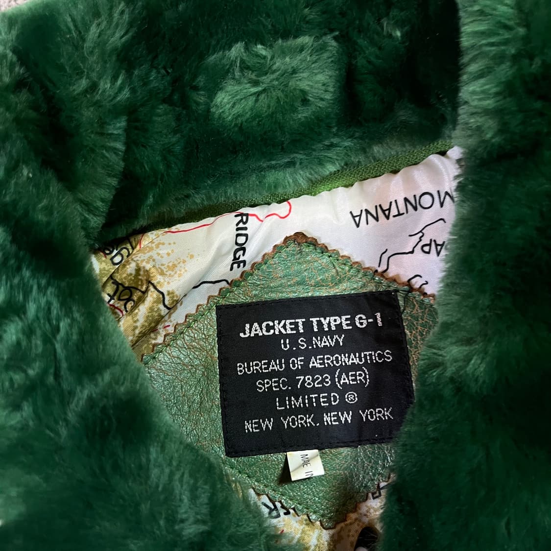 오리지널 탑건 미공군 G-1 리얼가죽 자켓 상품이미지3