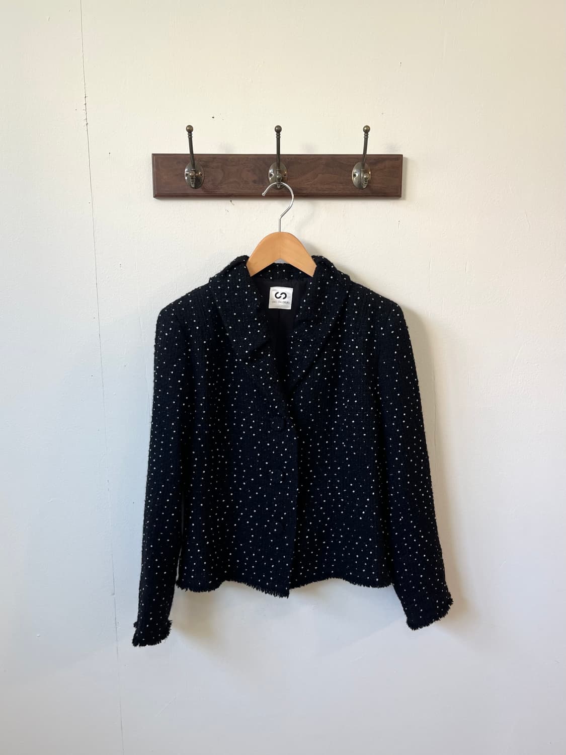 CECI OU CELA 도트 트위드 자켓 상품이미지2