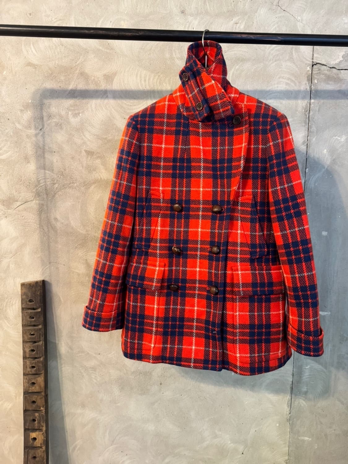 제이크루 타탄체크 피코트 55~66 상품이미지3