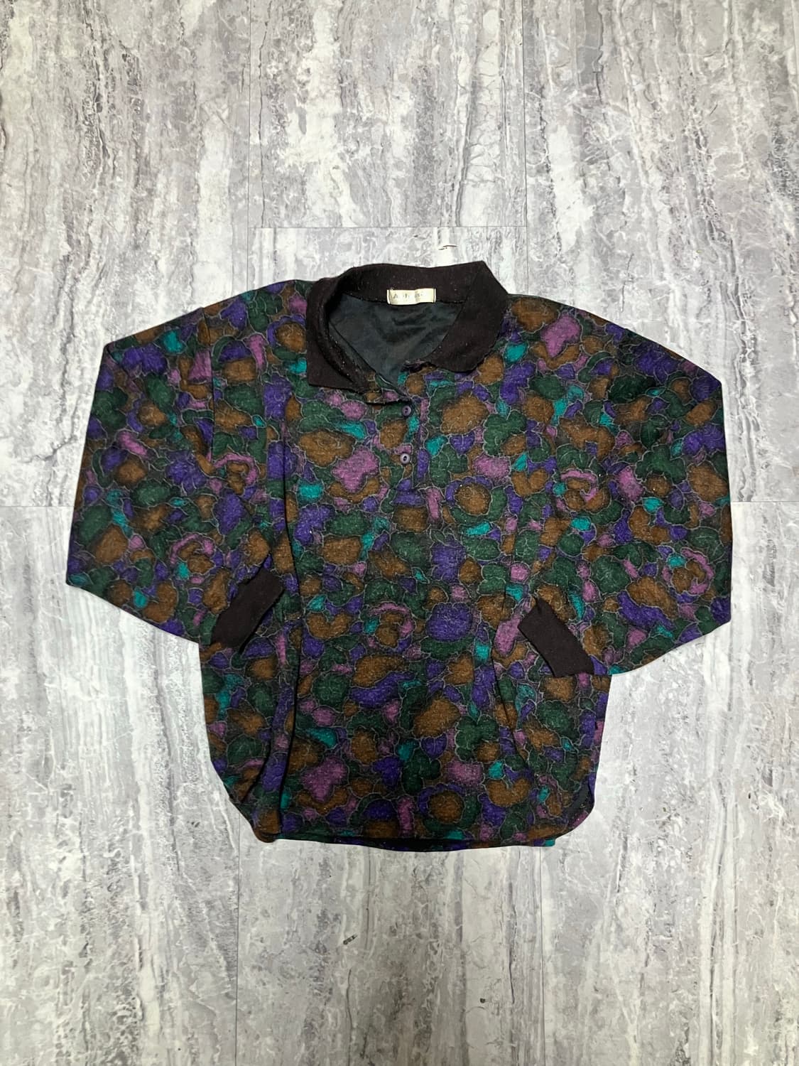 일본빈티지 Arternis 올드스쿨아메카디 보헤미안펑크 카라티셔츠 상품이미지1