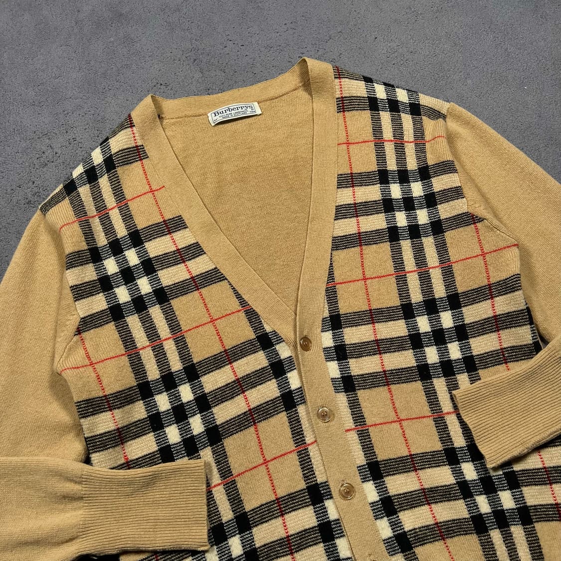 버버리 노바체크 울 가디건 상품이미지1