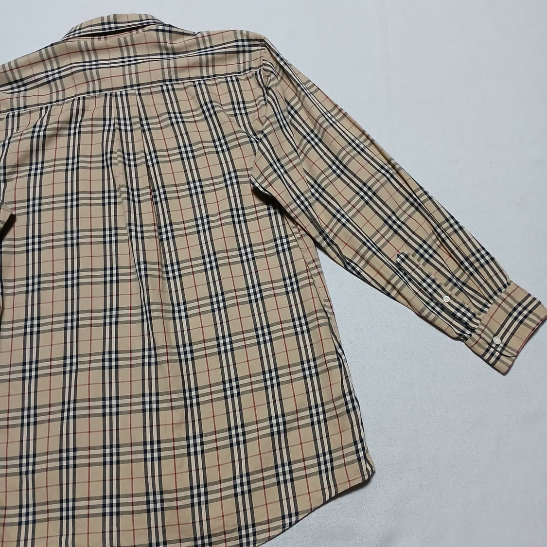 Burberry 버버리 빈티지 오버핏 체크 셔츠 남방 상품이미지5