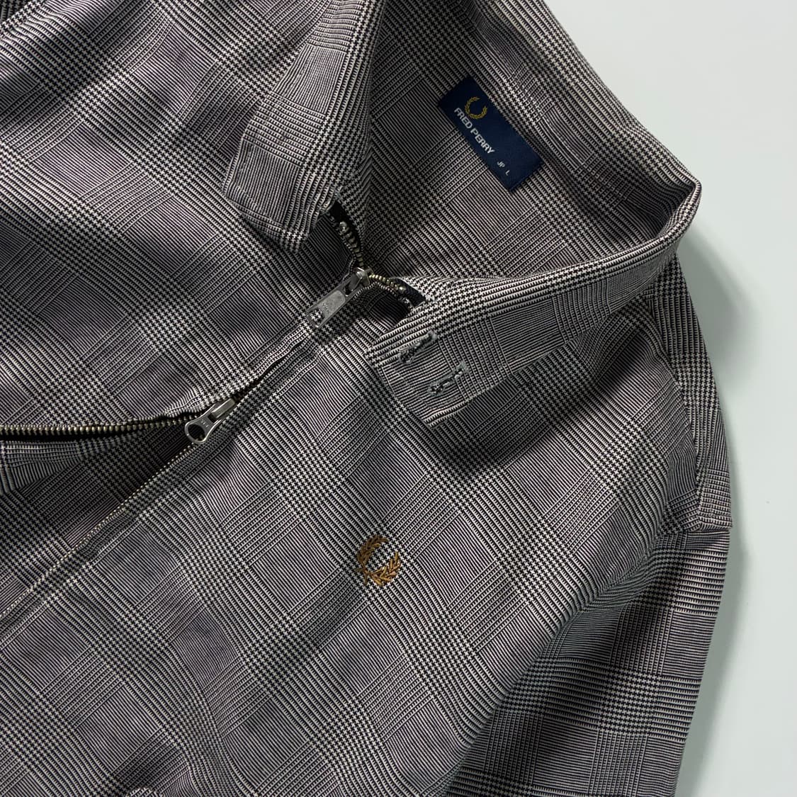 Fred perry  프레드 페리 체크 투웨이 바라쿠다 해링턴 자켓  상품이미지5