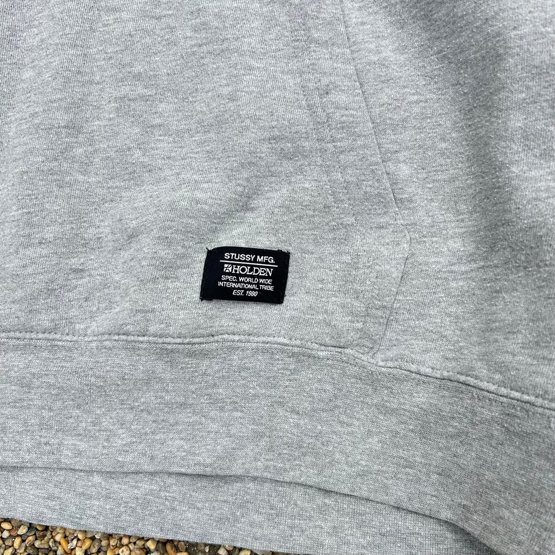 스투시(stussy) 홀덴 스컬로고 그레이 후드티 상품이미지5