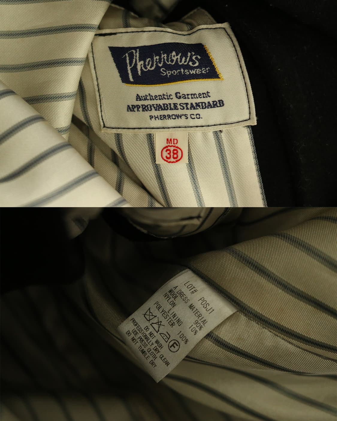 패로우즈 울 블랙 피코트 상품이미지9