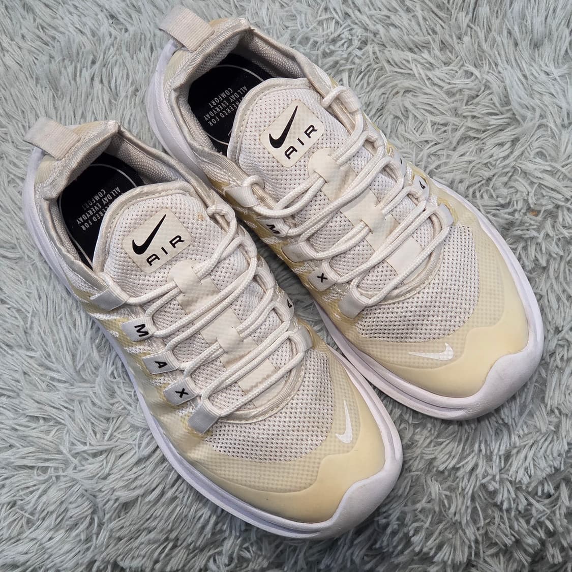 7q-15:나이키 에어맥스 액시스 화이트 (22.5cm) 상품이미지5