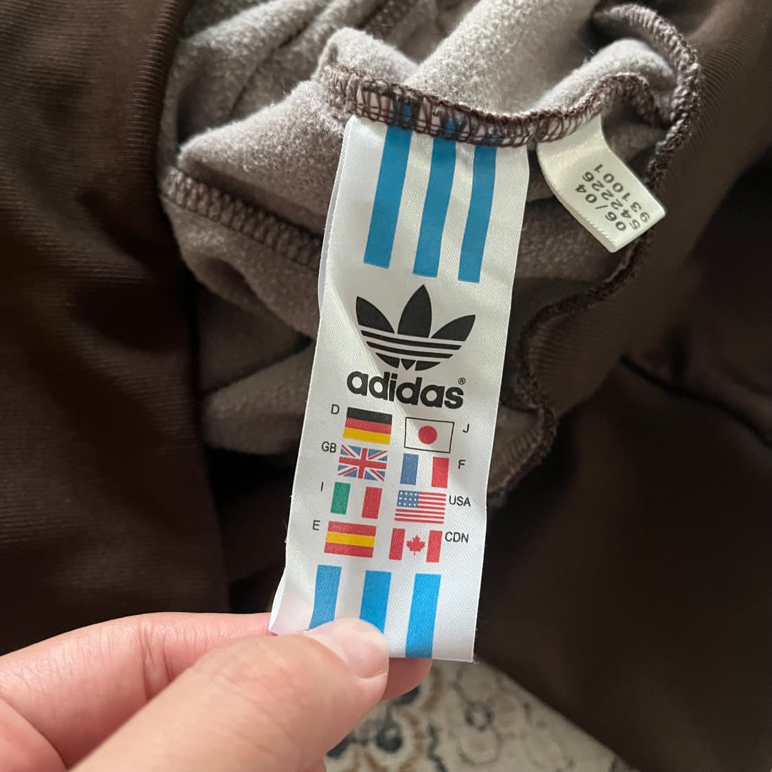 아디다스 구유로파 브라운 트랙탑 져지 상품이미지3