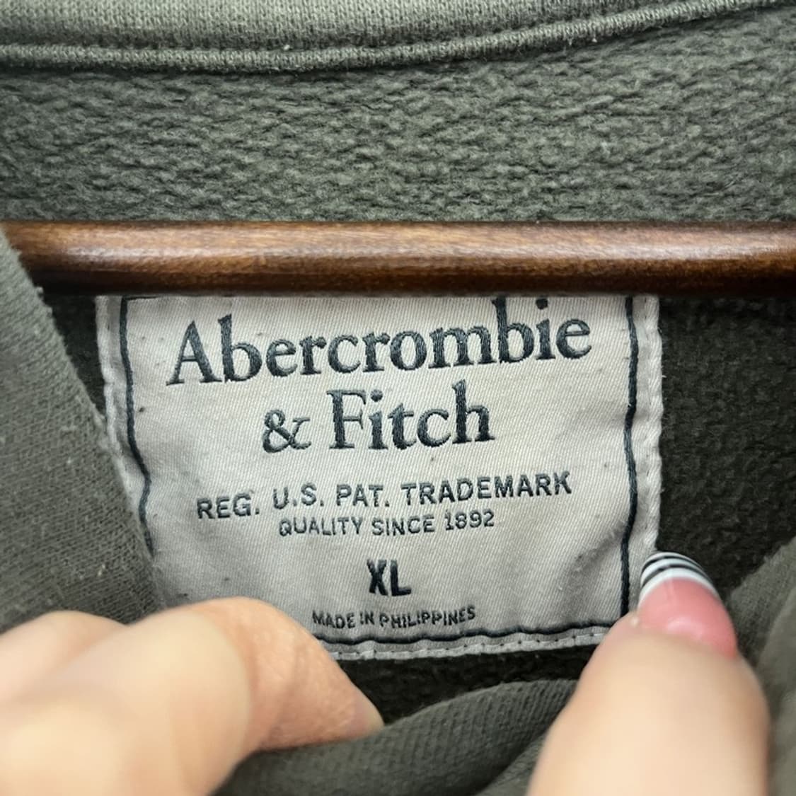 아베크롬비 빈티지 밀리터리 카모플라주 후드티 XL C10310 상품이미지5