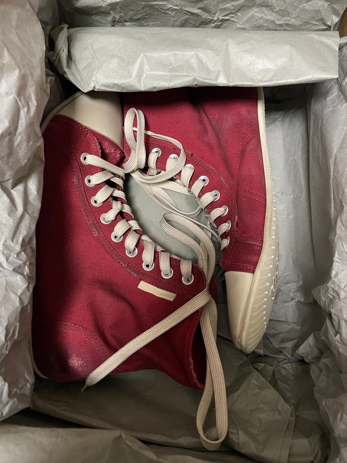 [41] 발렌시아가 울트라 플랫 하이탑 레드 상품이미지2