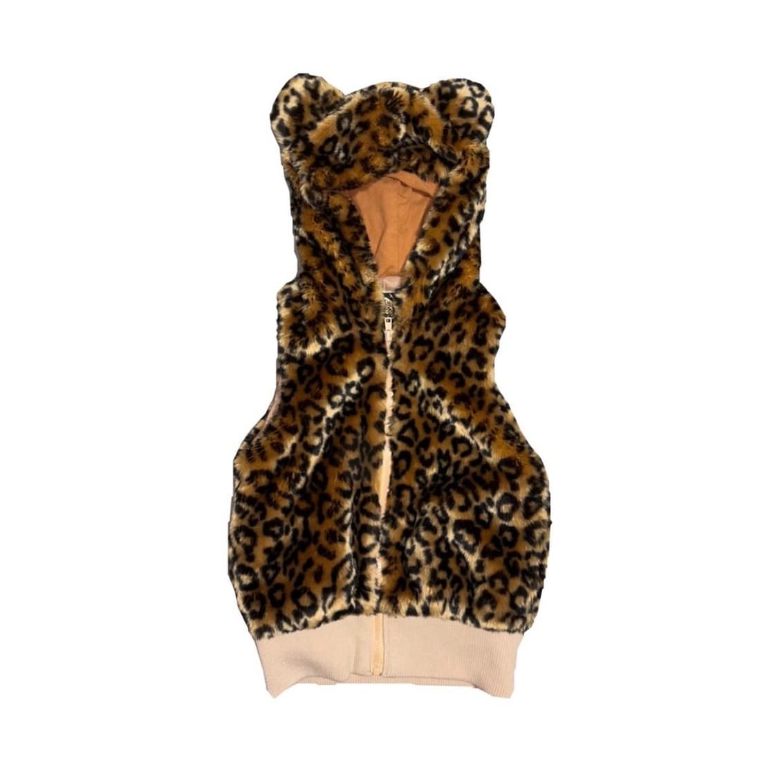 호피 곰돌이 조끼 상품이미지1