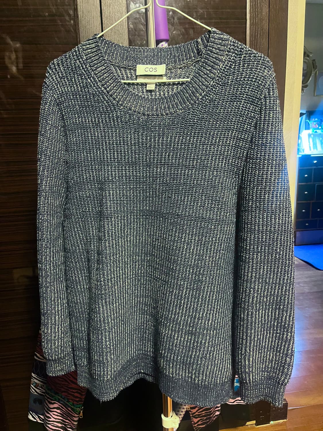 [남성S]코스 니트 더스티블루 상품이미지1