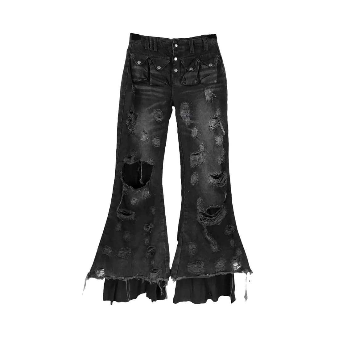 yori sports black terminal denim 상품이미지2