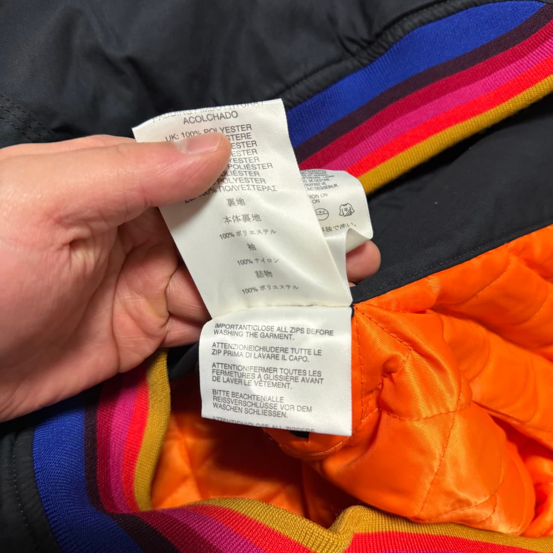 디젤 자수 패치 봄버 자켓 상품이미지8