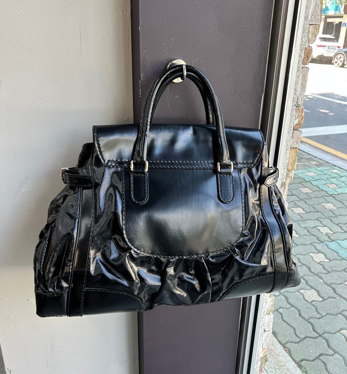 구찌 블랙 버클 토트백 상품이미지7