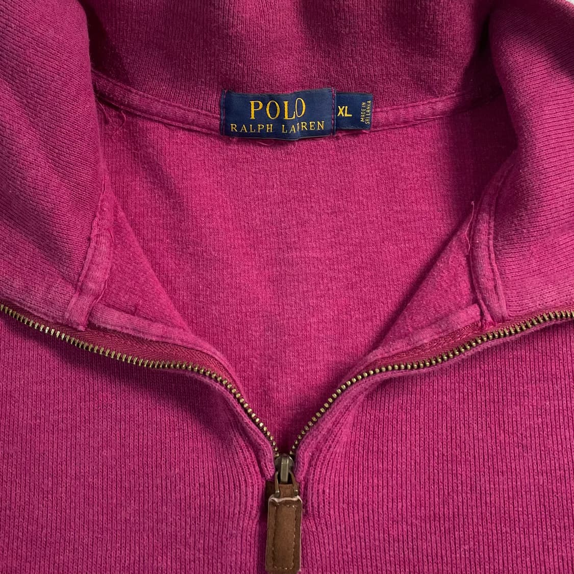 폴로 랄프로렌 퍼플 반집업 상품이미지6