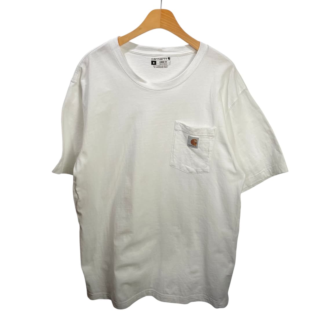 칼하트 포켓 화이트 반팔 상품이미지2