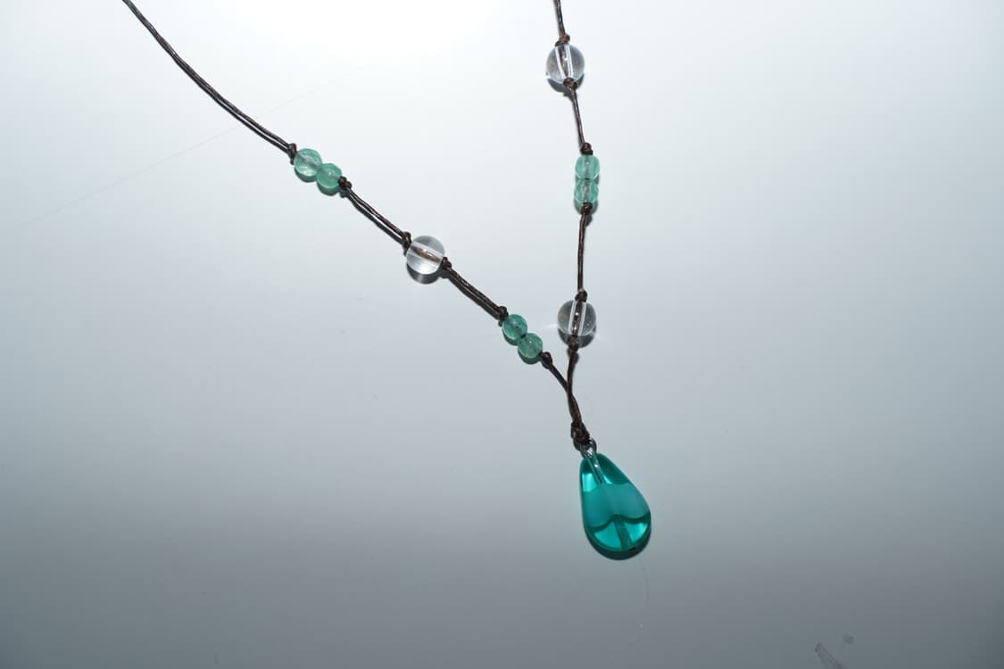 Emerald beads necklace 에메랄드 비즈 목걸이 상품이미지4