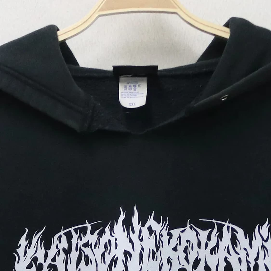 KYUSO NEKOKAMI 고스 레터링 후드티 63220 상품이미지3