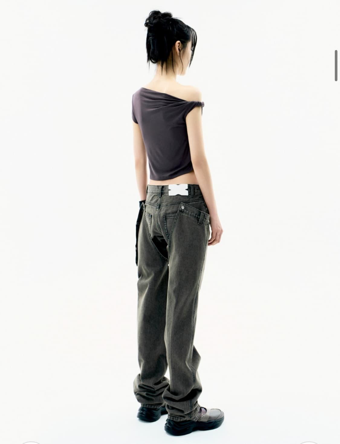 Detachable Button Denim Pants / Khaki 상품이미지2