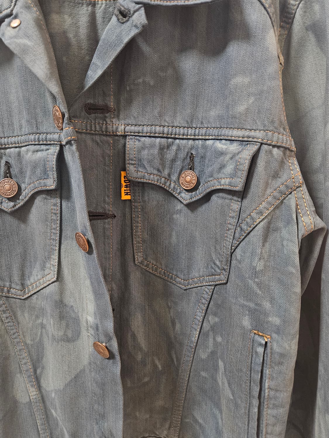 에드윈 워싱 데님자켓 L 상품이미지4