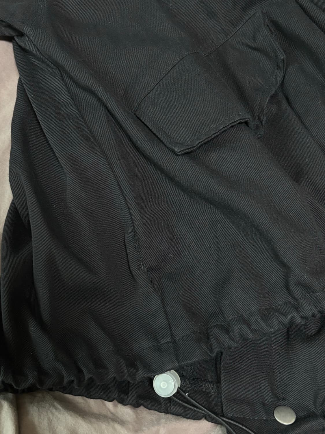 빈티지 숏 야상 자켓 스트링 상품이미지2