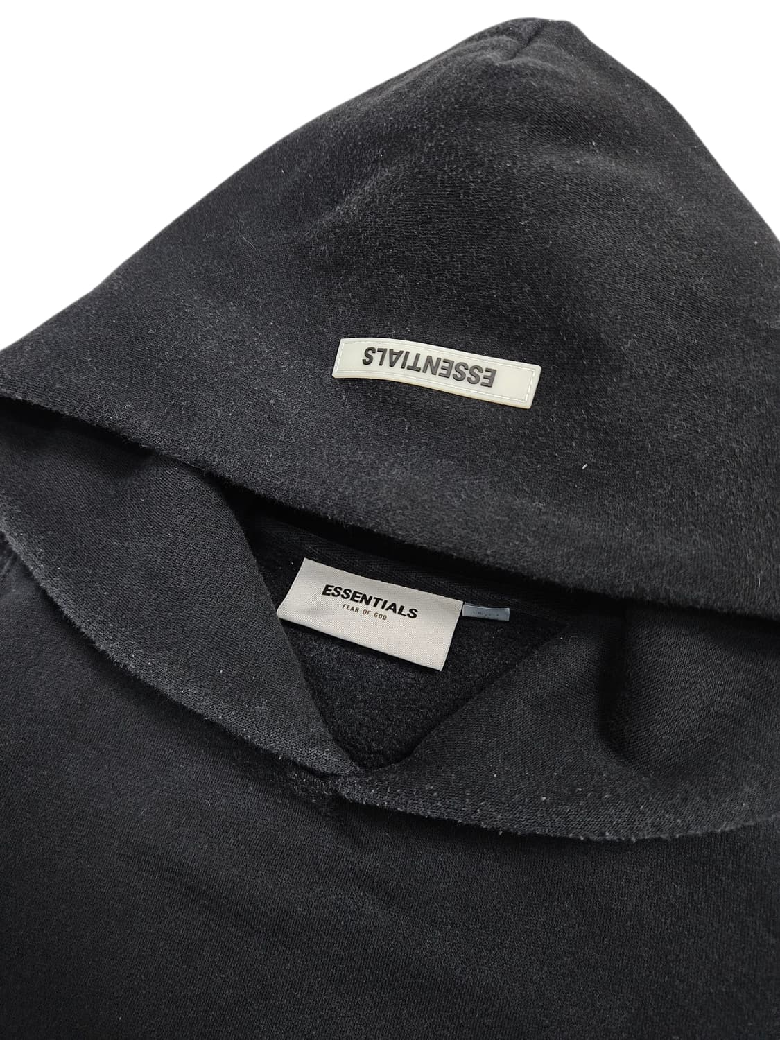 피오갓 에센션 자수 로고 후드티 블랙 상품이미지5