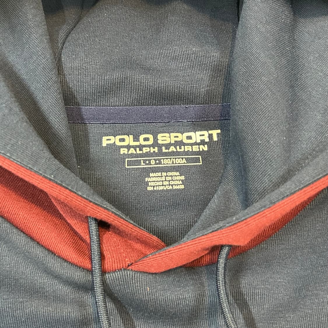 L) 폴로 스포츠 그래픽 컬러블록 후드티 상품이미지7