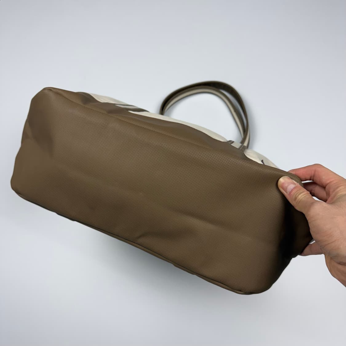 요시다포터 걸 토트백 화이트/브라운 L 상품이미지5